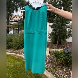 Elie Tahari Vibrant Teal Dress